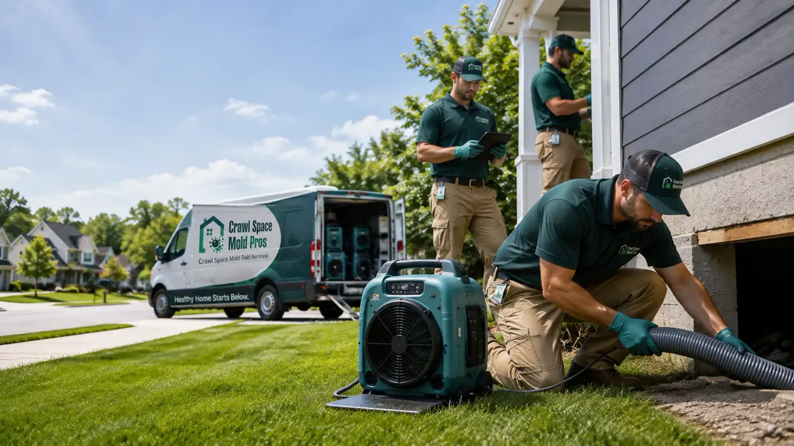 Crawl Space Mold Removal in Gibbstown, NJ
